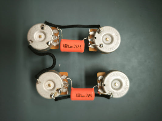 Harnais pré-câblé fait main pour guitare électrique style Les Paul®, SG®, ES® ou Firebird®